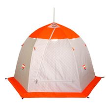 Зимняя палатка Пингвин 3 Термолайт трехслойная (оранжевый)