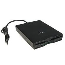 внешний FDD дисковод 3,5 1.44Mb + картридер, Teac, USB, black