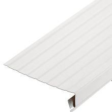 ВИНИЛ-ОН карнизная доска 3050 мм белая   VINYL-ON ветровая (карнизная) доска 3050 мм белая