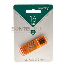 SB16GBGS-OR, 16GB USB 2.0 Glossy series, Orange, SmartBuy