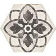 Ragno Eden Bianco Tappeto 1 Decoro Esagona 18.2x21 см