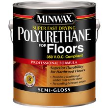 Minwax Super Fast Drying Polyurethane for Floors 3.785 л глянцевый