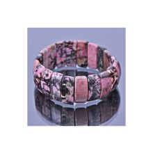 Бусики-Колечки Браслет Родонит "Клеопатра" арт. бНРД-2(25-10)-18-1