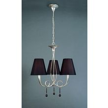 Подвесная люстра Mantra Paola Painted Silver 3532