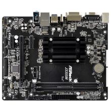 Мат. плата  ASRock  J3355M (J3355 onboard) (RTL) Dsub+DVI+HDMI GbLAN SATA MicroATX 2DDR3