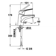 Teka MT Plus 463460210 для умывальника, без мет. дон. клапана