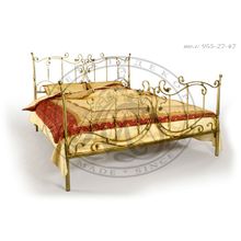 Кованая кровать Лира 140х200 1 сп + 2 ровная