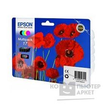 Epson C13T17064A10 17 CMYK  для XP-33 103 203 207 303 306 406 4 картриджа - CMYK HAV3-P Claria Home 17 cons ink