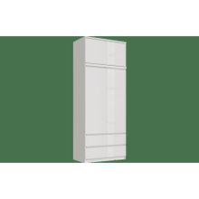 Миф Челси Шкаф 2-х створчатый комбинированный + антресоль к шкафу 900