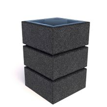 Урна бетонная Троя (Габбро диабаз)