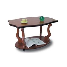 Мебелик Стол журнальный Берже 3 на колесах коричневый