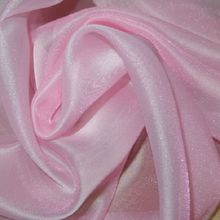 Ткань тюлевая Шифон с блеском Розовый