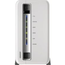 Сетевое хранилище QNAP TS-212P, 2xSATA HDD 3,5", RAID 0, 1, JBOD, 1 port 10 100 1000Mbps, 1 port USB 2.0, 2 ports USB 3.0, USB Принт сервер