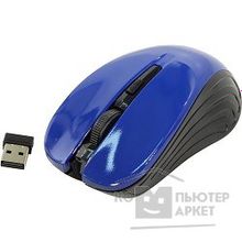 Oklick 545MW черный синий оптическая 1600dpi беспроводная USB 4but 368630