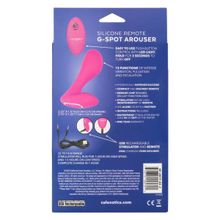 California Exotic Novelties Розовый массажер G-точки Remote G Spot Arouser - 10,75 см. (розовый)