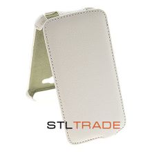 W3568 Xenium Philips Чехол-книжка STL light белый