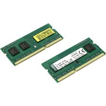 Модуль памяти  Kingston   KVR13S9S8K2 8   DDR3 SODIMM 8Gb KIT 2*4Gb   PC3-10600   (for NoteBook)