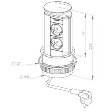 Розетка Schulte Evoline 931.00.050