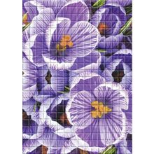 Декор Cersanit Motive фиолетовый MF2M221DT 250x350