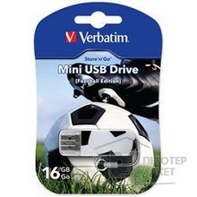 Verbatim USB Drive 16Gb Mini Graffiti Edition Football 049879