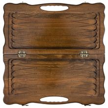 Нарды резные "Лошадь" с ручкой 60, Haleyan (kh029-6)