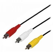 Кабель аудио видео 3 RCA plug - 3 RCA plug, 5 м, Rexant (17-0205)