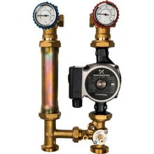 Насосная группа со смесителем 1" с насосом Grundfos UPSO 25-65 Stout, SDG-0007-002502