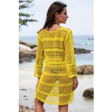 Хлопковая ажурная туника Jamaica (р. L-XL, желтый)