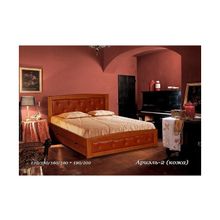 Кровать Ариэль-2 Кожа с ПО (А-21 век) (Размер кровати: 160Х190 200)