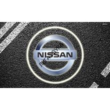 LED подсветка двери Carsys RX-S12A Nissan в штатное место с логотипом авто