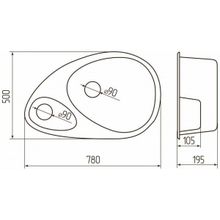 Мойка Orivel Elipse 150542