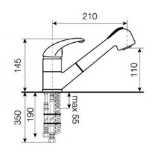 Смеситель LAVA SG03 хром для кухни