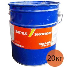 ЭМПИЛС эмаль ПФ-115 серая (20кг)   EMPILS эмаль ПФ-115 серая (20кг) КЛАСС ЭКОНОМ