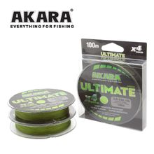 Шнур Akara Ultimate X-4 Green 100 м