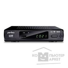 Perfeo DVB-T2 приставка для цифрового TV, DolbyDigital, HDMI, внешний блок питания PF-168-3-OUT