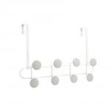 Umbra Вешалка надверная на 8 крючков YOOK белый серый арт. 318248-910