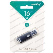 Флешка 16 Gb SmartBuy V-Cut Black