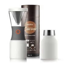 Кофеварка портативная белая Asobu Cold Brew 1л