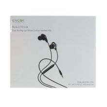 Наушники с микрофоном Baseus NGH10-01,Encok Wired Earphone H10, черные