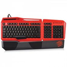 PC Клавиатура Mad Catz S.T.R.I.K.E.3 игровая RUS Red + подарок от World of Tanks