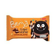 Vfoods Benjy Wafer Rolls Chocolate Вафельные трубочки с шоколадной начинкой, 20 г