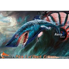 Вентилятор Aerocool Shark, с подсветкой, оранжевый, 14см, 3+4 pin, 50 CFM, 800 RPM, 14.5 dBA