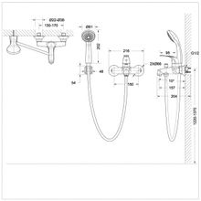 Смеситель для ванны Bravat Fit F6135188CP-B-RUS