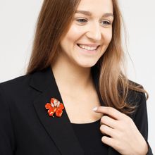 Брошь "Цветок" (арт. 44930-9529)