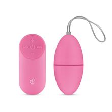 Easy toys Розовое виброяйцо Vibrating Egg с пультом ДУ (розовый)