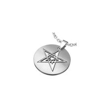 Кулон из стали "звезда"