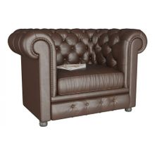 Смарт Кресло Честер (Честерфилд) коричневый ВИСКАФОРС