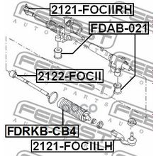 Тяга Рулевая | Перед Прав Лев | Ford Focus Cb4 2008-2011 [Eu] Febest арт. 2122FOCII