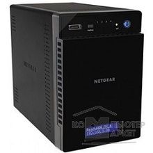 Netgear RN21400-100NES Сетевое хранилище 4xHDD 2,5" и 3,5" SATA SSD, ARM Cortex A15 1.4 ГГц, 2Gb, 2GbLAN