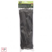 СИБРТЕХ Хомуты, 300 x 4,8 мм, пластиковые, черные, 100 шт Сибртех